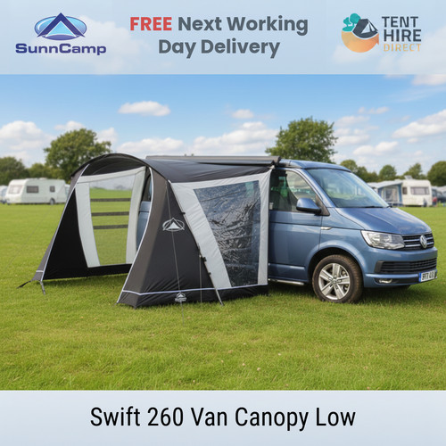Sunncamp swift van - sun, canopy