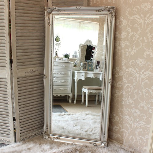 Extra large silver wall - wall, floor