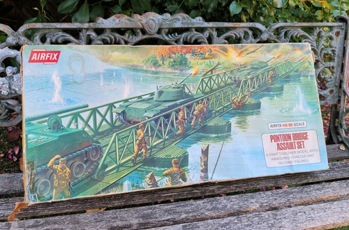 Vintage airfix pontoon bridge - vintage,