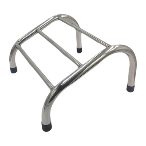 Stainless steel footrest - steel, for