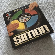 1978 MB Simon Electronic Game Original Box Instructions all lights, WORKS