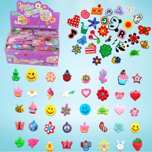 Loom band twister charms - x,