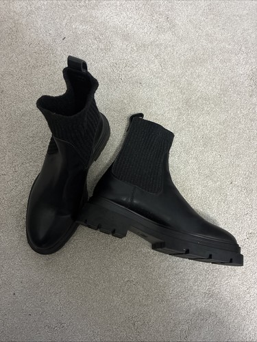 Zara black chelsea - black,