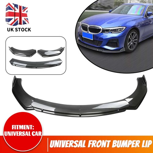 Carbon fiber front bumper lip - front,