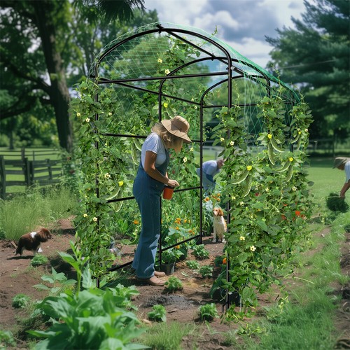 Large garden trellis - garden, metal
