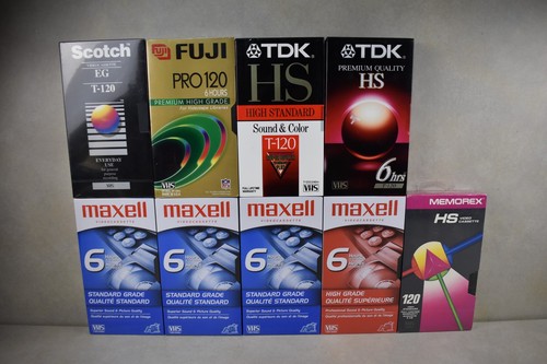 New lot vhs blank video - vhs,