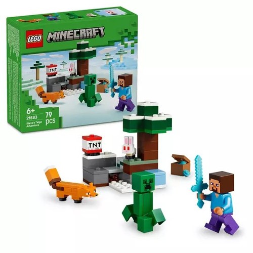 Lego minecraft steve - steve's, taiga