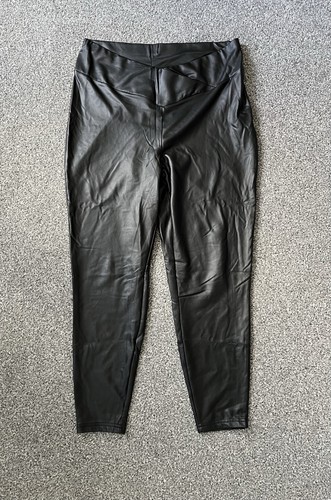 Ladies high waist faux - high,