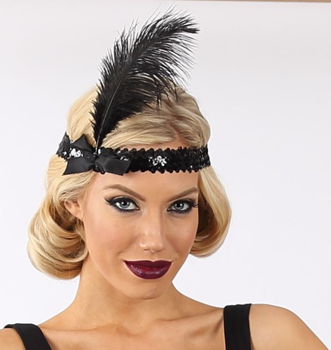 Pieces feather headband - 6, feather/headband