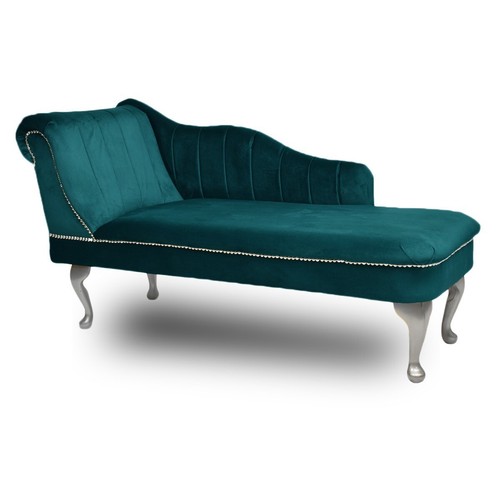 Teal stripe chaise longue - stripe,