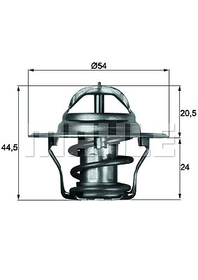 87d mahle thermostat - tx,