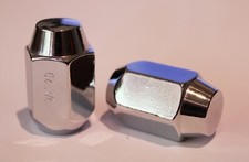 20 CHROMED WHEELNUTS 7/16"unf ROVER P5B P6 ZEPHYR CHEVY JENSEN FOR STEEL WHEELS