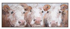 Three Amigos - Hereford Cow -