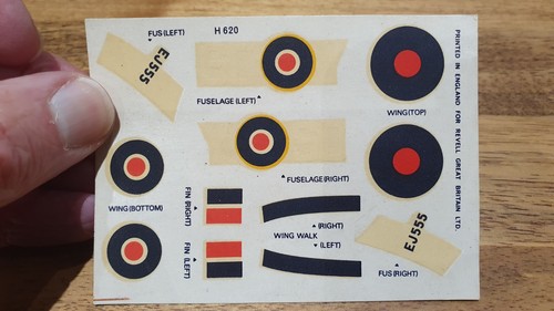 Decal sheet revell h620 - revell,