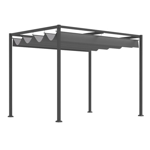 Metal pergola gazebo - metal, sun
