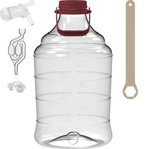 Litre unbreakable demijohn - litre,