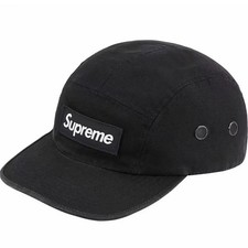 supreme cap unisex black Adjustable duckbill  cap