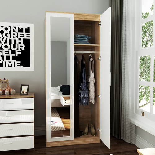 Doors wardrobe white high - 2,