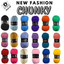 ❤❤ Woolcraft new fashion CHUNKY Knitting Yarn Wool - 100g Ball ❤