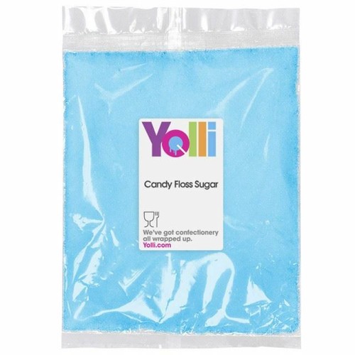Blue candy floss sugar 600g - blue,