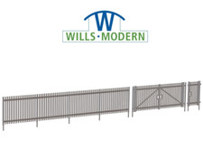 Wills SSM316 Modern Palisade Fencing & Gates OO/HO Gauge Kit