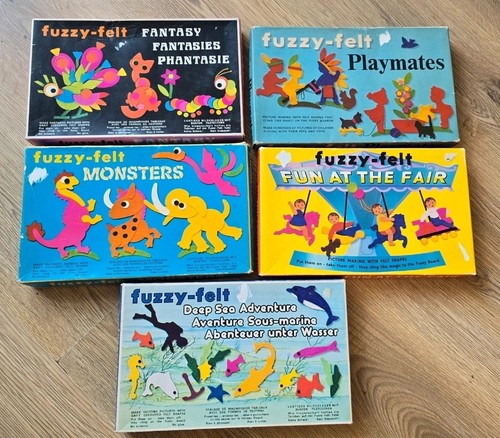 Fuzzy felt vintage playmates - felt,