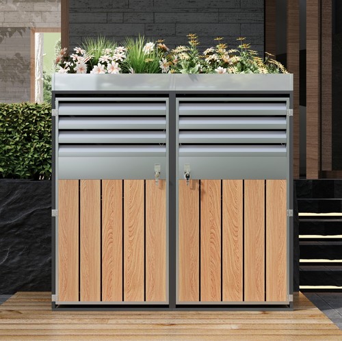 Double wheelie bin - double, storage