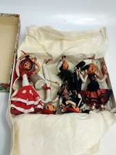 Rare Set Of Spanish Flamenco Dolls And Musical Folk Band Bendy 