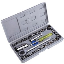 SOCKET SET 1/4 3/8 DR METRIC