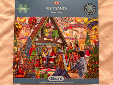 Gibsons Christmas Jigsaw - 1000 pc - Assembled Once Then Re Boxed