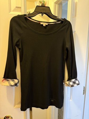 Burberry black scoop neck 4 - neck, 3/4