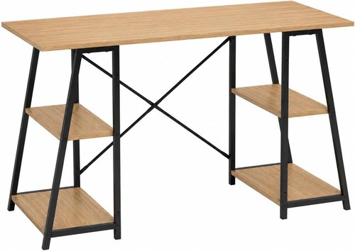 Computer desk 120cm light - 120cm, oak