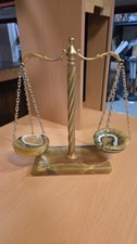 Vintage Brass Weighing Scales