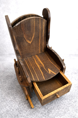 Wood musical rocking chair - musical,