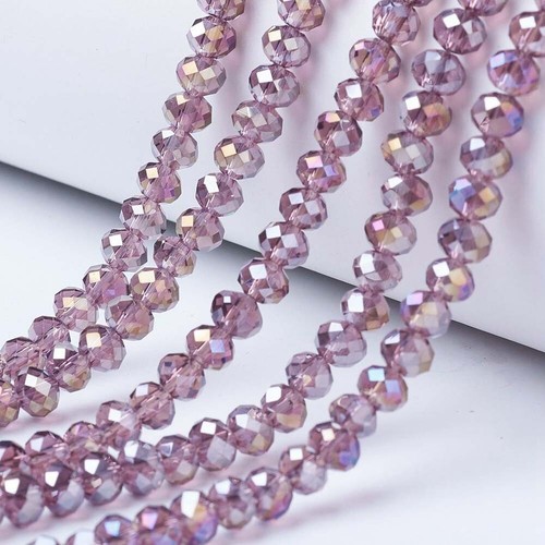 10strands faceted rondelle - faceted,