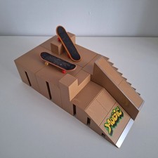 Fingerboard Ramp Steps Platform Finger Skateboards Skatepark Bundle