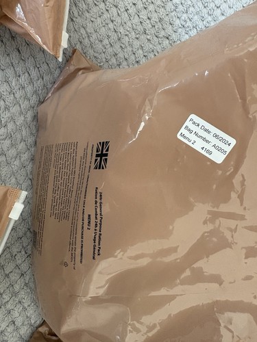 British army military ration - british,