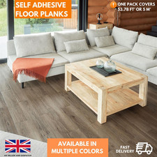 Self Adhesive Floor Planks Peel & Stick Wood Effect Vinyl Flooring