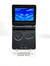 Nintendo Gameboy Advance SP IPS Laminated Screen GBA V5 Black Matt NEW Battery