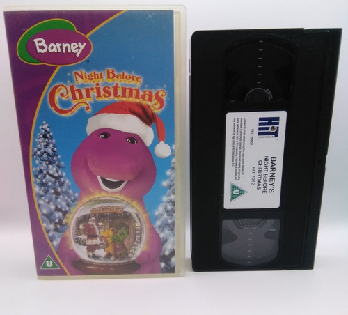 Vhs barney night - barney's, before