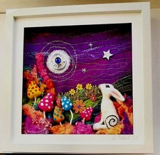 Moongazing Hare Needle Felt