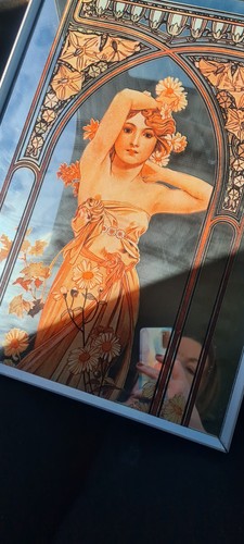 Vintage art deco mirror - vintage,