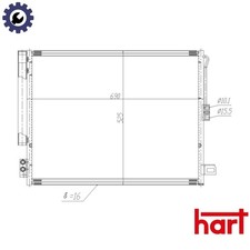 CONDENSER AIR CONDITIONING 621 630 FOR JEEP GRAND/CHEROKEE/VAN/IV ERC 3.6L 6cyl