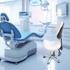 Adjustable Saddle Stool Swivel