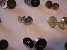 10 Sets of Magnetic Bag Clasps - Choice of Sizes & Colours - Great for handbags