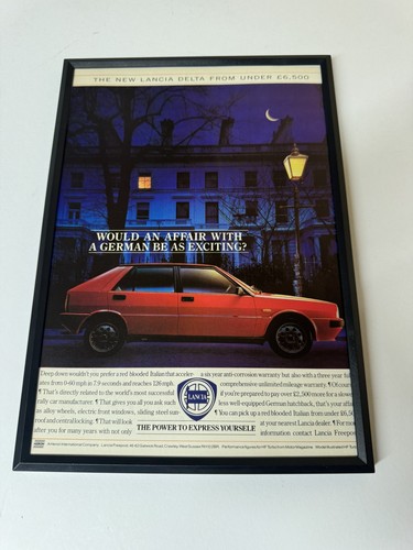 Framed 1987 lancia - 1987, delta