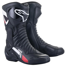 Alpinestars SMX-6 V2 Motorcycle Motorbike  Boots - Black/White/Grey