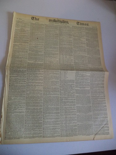 The times old antique original - times,