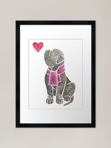 Watercolour neapolitan mastiff - watercolour,