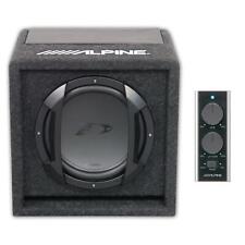 Alpine SWE-815 Subwoofer Amplified Powered Active Sub with Wired Remote 100w RMS